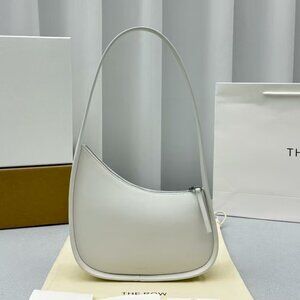 THE ROW Half Moon leather shoulder bag